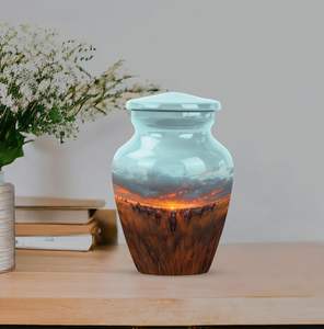 Mini urna de caballo para cenizas, entierro de mujeres para adultos, urna femenina para recuerdo de hombre humano, urna funeraria, tamaño personalizado - Product Image 5