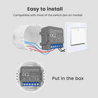 Module d'interrupteur de rideau intelligent UEMON avec Wifi Zigbee & RF433, commande vocale et par application pour hôtels et garages