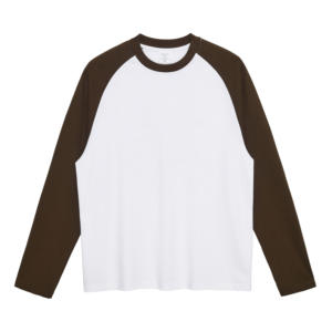 Men's Casual Regular Fit <b>Long</b> <b>Sleeve</b> <b>T</b>-<b>Shirts</b> 100% Cotton <b>Raglan</b> <b>T</b> <b>Shirt</b> High Quality 270 GSM Solid Color <b>T</b>-<b>Shirts</b> for Men's - Product Image 3