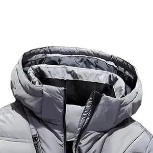 แจ็กเก็ตทรงพองป้องกันแบคทีเรียสำหรับผู้ชายและผู้หญิงขนแกะสไตล์ใหม่คอปกตั้งทุกขนาดทำด้วยผ้าขนสัตว์ต่ำ - Product Image 3