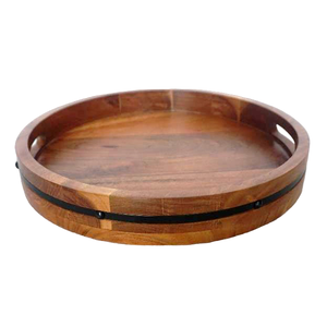 Handmade Modern Wooden <b>Coffee</b> <b>Table</b> Serving Tray Handles for Wood Antique World Overseas Christmas Gift single-piece Package - Product Image 6