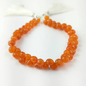 Perles en vrac de pierres précieuses naturelles en forme d'oignon brin de perles pour la fabrication de bijoux grossiste de brins de perles minuscules à facettes - Product Image 5