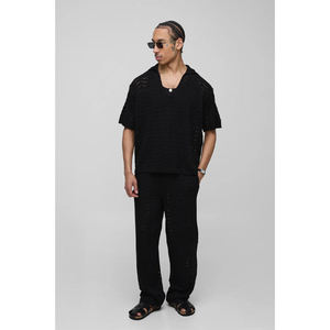 Ensemble survêtement personnalisé avec logo, jogging ample uni de luxe et sweat-shirt, tenue personnalisée, survêtement pour hommes - Product Image 4