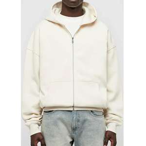 Offre Spéciale automne couleur unie hommes à manches longues fermeture éclair Hoodies avec des couleurs et des tailles personnalisées - Product Image 4