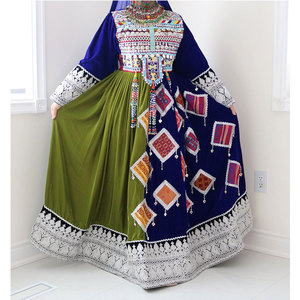 100% vestidos Kuchi afganos de alta calidad al por mayor vestido Kuchi afgano tradicional de alta calidad a granel - Product Image 6