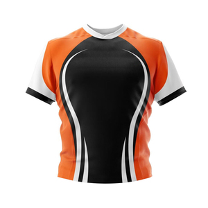 ชุดกีฬารักบี้ชายเสื้อแขนสั้นระบายอากาศได้ดีสำหรับผู้ใหญ่เสื้อใส่ได้ทั้งชายและหญิง - Product Image 4