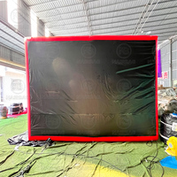 Portable Golf Formation Cage Gonflable Simulateur De Golf Projecteur Tir Pop up Golf Simulateurs Tente pour Intérieur Extérieur