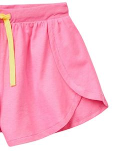 Pantalones Cortos con Cordón Rosa y Amarillo para Mujer, Verano, Suaves, Ligeros, Cintura Elástica, Cómodos, Casuales, para Correr, Gimnasio, Moda - Product Image 3