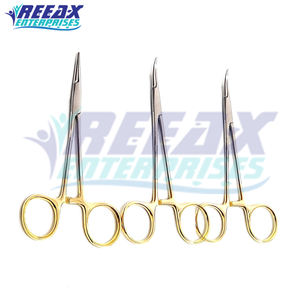 Pince à moustiques professionnelle REEAX Care pince à hémostat incurvée manuelle toutes couleurs garantie de 2 ans - Product Image 2