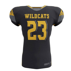 เสื้อเจอร์ซี่อเมริกันฟุตบอลชุดทีมกีฬาออกแบบได้เองพิมพ์ลายแบบสั้นพิมพ์ลายซับลิเมชันเต็มรูปแบบ - Product Image 2