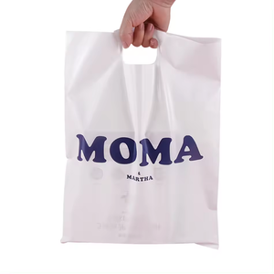 Ventas calientes logotipo personalizado impreso parche mango PE portador bolsas de compras troquelado con impresión de huecograbado para uso en supermercados - Product Image 2