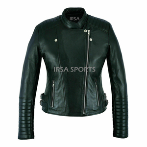 Blouson en cuir de moto Cafe Racer unisexe, luxe, exotique, imperméable, fabricant OEM/ODM IRSA SPORTS - Product Image 5