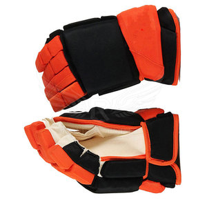 Gants de hockey sur glace en cuir cousu de qualité supérieure, confort lisse, adhérence rapide, sangle de poignet réglable, protection UV - Product Image 4