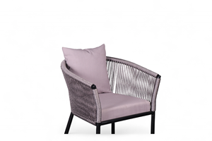 เก้าอี้โยกที่ทันสมัยสำหรับการรับประทานอาหารที่นั่งในห้องนั่งเล่นสะดวกสบายพร้อมหมอนรองนั่งนุ่มและขาโลหะแข็งแรงดีไซน์ทันสมัย - Product Image 3