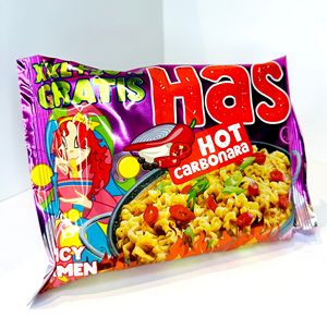 Nouilles instantanées épicées Carbonara XXL 120g, farine de blé frite, cuisson en 5 minutes, HACCP/HALAL/ISO - Product Image 3