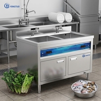 Équipement de cuisine pour restaurant, lave-vaisselle autonome, machine à laver la vaisselle bon marché, lave-vaisselle commercial à ultrasons