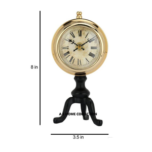 Recién llegado, reloj de mesa de estilo elegante de Metal de madera y aluminio, forma cuadrada, hecho a mano creativo, excelente calidad - Product Image 2