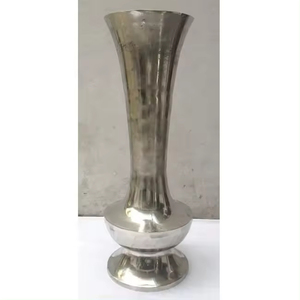 Maceta de metal con acabado de níquel, precio al por mayor, lo último en ventas, calidad premium, moderno, nuevo estilo, floreros de metal - Product Image 6