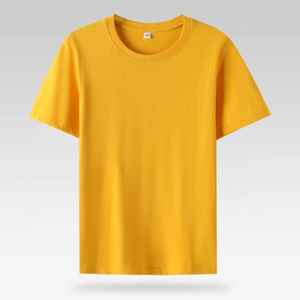 100% coton hommes surdimensionné à manches courtes T-Shirt décontracté respirant brodé haut en jersey grande taille ajustement personnalisable OEM 200gsm - Product Image 4