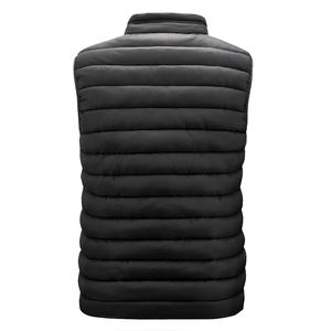 Gilet bouffant en toile respirant et écologique de grande taille pour hommes, imperméable, décontracté, printemps, gilets sans manches - Product Image 3