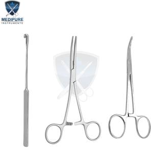 Ensemble de stérilisation vétérinaire en acier inoxydable de qualité supérieure Kit chirurgical pour ovariohystérectomie pour petits animaux Instruments chirurgicaux pour animaux - Product Image 2