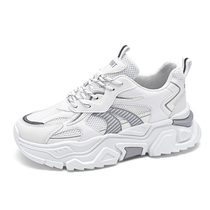 Baskets de sport mode pour hommes, style campus, épaisses, respirantes, blanches, personnalisées OEM, vente en gros, style tendance - Product Image 4