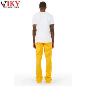 Pantalones Deportivos Acampanados para Hombre en Color Amarillo, Producto de Alta Calidad, Nuevo, con el Mejor Material, de VIKY INDUSTRIES - Product Image 4