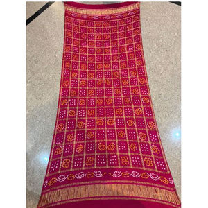 Dupatta Ghatchola de Seda Modal de Diseño Premium, Dupatta Bandhani Tradicional Étnica de Seda Modal a Precio de Mayoreo - Product Image 5