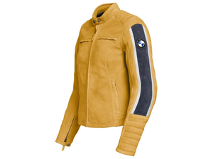 BM Schwabing femmes Motorrad classique Roadster patrimoine/urbain Premium cuir de vachette moto rue veste d'équitation pour les filles, CE - Product Image 2