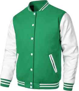 TITLISTS Broderie Classique Modèles Sur Mesure Hommes Varsity Veste Baseball Veste Logo Personnalisé Chenille Broderie Laine Cuir - Product Image 5