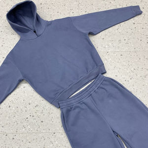 Conjunto Deportivo de Dos Piezas para Hombre, Sudadera con Capucha de Felpa Suave con Cordón y Pantalones Jogger, Ropa Casual de Invierno, Venta al por Mayor - Product Image 5