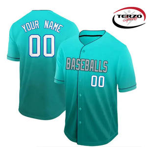 Uniforme de Béisbol Personalizado OEM 2024, Transpirable, de Alta Calidad, Color Personalizado, Camisetas Deportivas Lisas y Económicas, Diseño Sencillo - Product Image 2