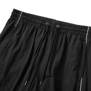 Survêtement coupe-vent zippé en nylon pour hommes, vêtements de ville, survêtement coupe-vent à rayures réfléchissantes et à sublimation - Product Image 4