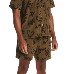 Pantalones cortos de oliva con estampado de ropa de calle de moda: Pantalones cortos gráficos atrevidos y elegantes para hombres y mujeres, perfectos para ropa informal, Verano - Product Image 6