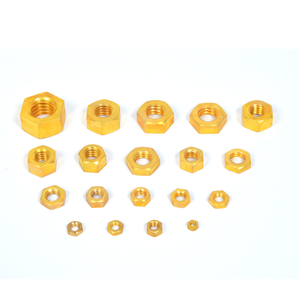 Tuerca hexagonal de latón pulido, accesorio de conducto decorativo para armarios de muebles para proyectos de bricolaje - Product Image 5