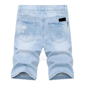 กางเกงยีนส์ขาสั้นของผู้ชายแบบสั่งทำได้ - Product Image 3