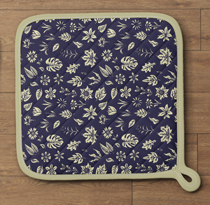 Kitchen Cotton Quilted Pot Holder <b>Heat</b> Resistant Hot <b>Pad</b> with Hanging Loop A Great Kitchen Accessory for Home Use - Product Image 3