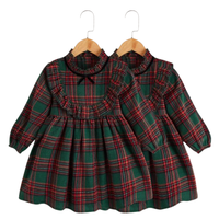 Vêtements de bébé à carreaux de haute qualité à manches courtes nouvelles paillettes filles robes enfants ODM OEM fille Prince robe fête de noël