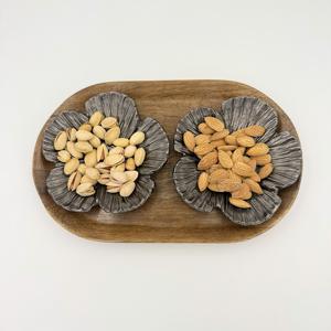 Bol à fruits secs en métal artisanal de haute qualité, design floral, pour table, vente chaude, rangement de cuisine, bol décoratif - Product Image 2