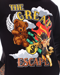 500 GSM surdimensionné pull à capuche goutte épaule poids lourd bouffée impression sweats à capuche hommes pour haute qualité - Product Image 2