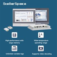 StellarSpace gran memoria HMI FE9000 serie Industrial interfaz de máquina humana Plc pantalla táctil HMI todo en uno