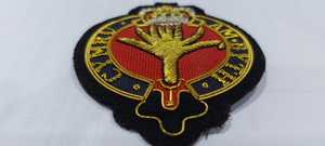 Insignes Wok brodés à la main Emblèmes en polyester patchs avec fil métallique tissé techniques pour étiquettes de vêtements personnalisées - Product Image 4