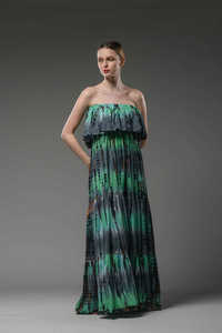 Otoño Nueva Guinea vestido con hombros descubiertos mejor calidad Sexy Maxi vestido para mujer 2025 nuevo diseño elegante sin mangas vestidos casuales - Product Image 4