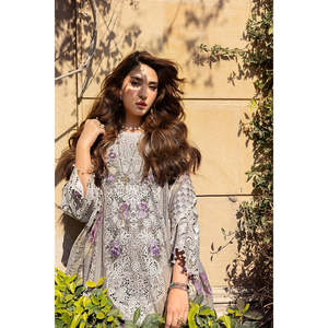 Tissu en dentelle Elaf Premium Luxury Lawn Edition 25 ELM-05 RAMSHA TC-1349 - Product Image 5