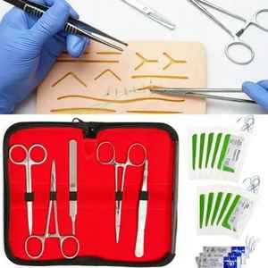 Kit de pratique de suture chirurgicale pour étudiants en médecine Source d'alimentation manuelle comprenant un tampon de suture et des instruments de formation - Product Image 2