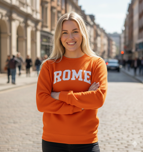 Nouveau pull en maille à col roulé pour femme, coupe oversize, manches longues, en coton et polyester, avec logo personnalisé imprimé, idéal pour l'hiver - Product Image 1