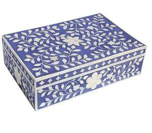 Bone Inlay Box & Wood Inlay Jewelry Boxes Customized Size Wooden Storage at Wholesale Price Bone Inlay Box - Product Image 2