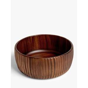 Cuenco de madera Premium de Acacia Real, vajilla nórdica de estilo americano, ensaladera personalizada hecha a mano, fiestas, Comida alta - Product Image 6