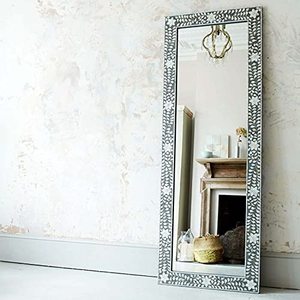 Espejo de pared madre perla con patrón moderno de AURA artesanal Premium más vendido precio económico con marco artístico elegante hecho a mano - Product Image 2