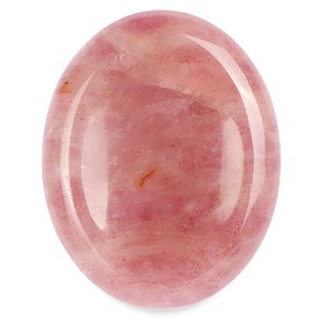 Pierre de palmier polie en quartz naturel fraise Agate cristal de pierre gemme-Figurine Feng Shui pour pierre de guérison Chakra - Product Image 1